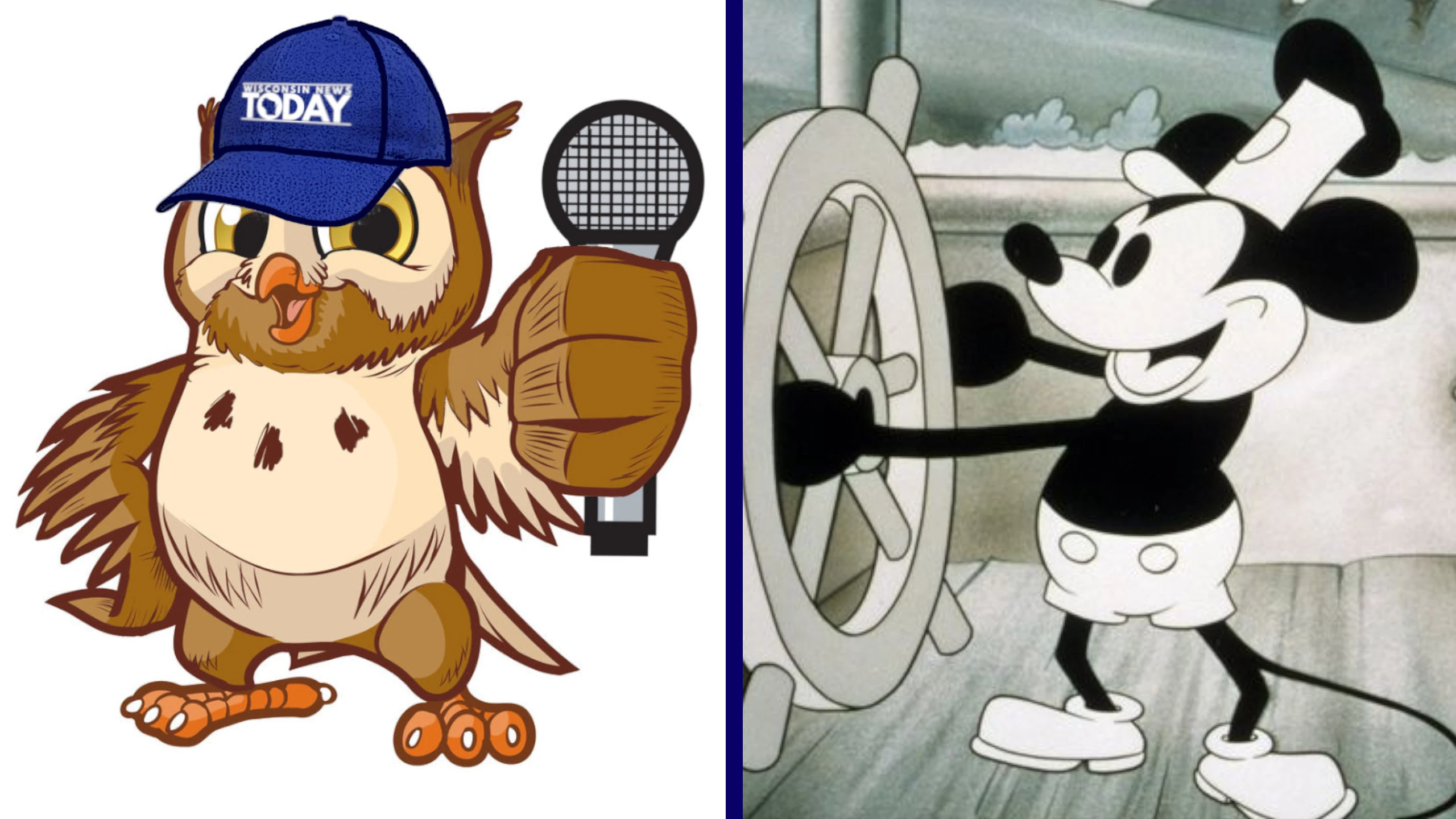 Meet Wisconsin News Todays Newest Mascot! Steamboat Willie! - Wisconsin  News Today